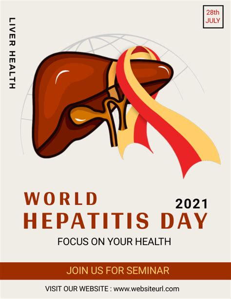 Copy Of World Hepatitis Day Health Event Postermywall