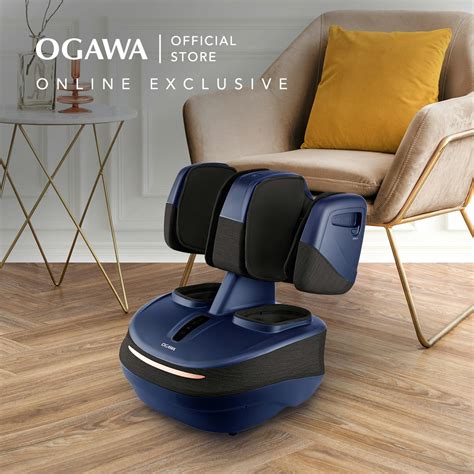 Ogawa Omknee2 Detachable Foot And Knee Massager Midnight Blue Ogawa Massagers Hipvan