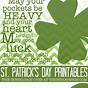 Free St. Patrick's Day Printables