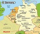 Munich carte Allemagne » Voyage - Carte - Plan