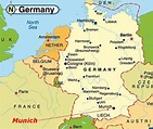 Munich carte Allemagne » Voyage - Carte - Plan