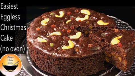 Eggless Christmas Cakeeggless Christmas Fruit Cakeplum Cake Recipeindian Plum Cakedry Fruit