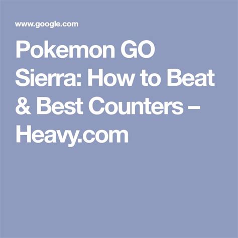 Pokemon go players can encounter team go rocket leaders by collecting six mysterious components that can be obtained by defeating team go rocket grunts. Pokemon GO Sierra: How to Beat & Best Counters | Pokemon ...
