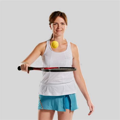 Female Tennis Player Stock Image Image Of Lifestyle 267301801