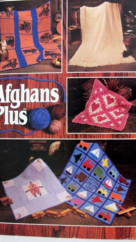 Annies Attic 87s54 Afghans Plus Crochet Patterns