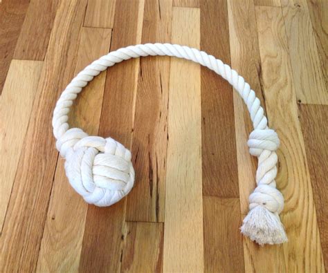 How To Make A Ball And Rope Dog Toy Rope Dog Toys Diy Dog Toys Diy