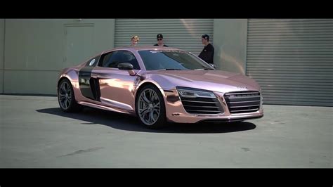 Tanner Braungardts Audi R8 Reveal Rose Gold Chrome Sd