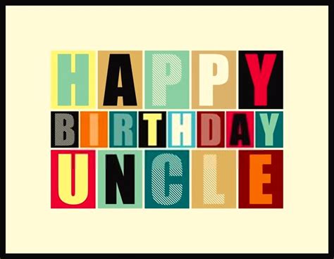 Happy Birthday Uncle Printable Cards Printable Word Searches