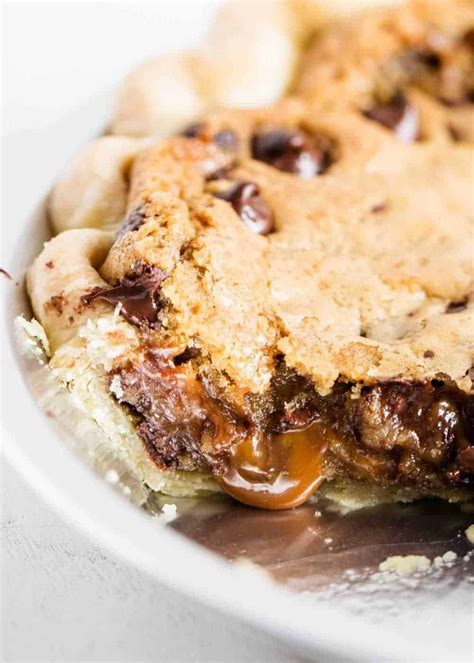 3 Ingredient Chocolate Chip Cookie Pie I Heart Naptime