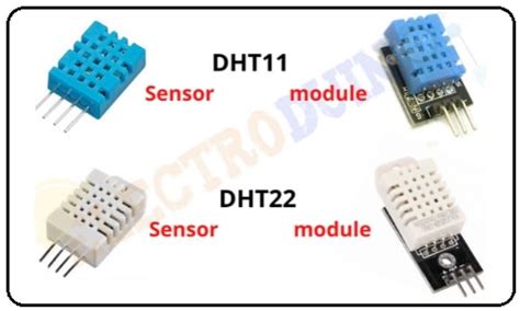 Dht11 Dht22 Temperature And Humidity Sensor Module Electroduino