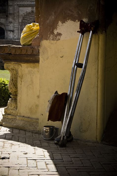 Cripples Crutches I Met A Man At Red Fort He Had No Feet Flickr