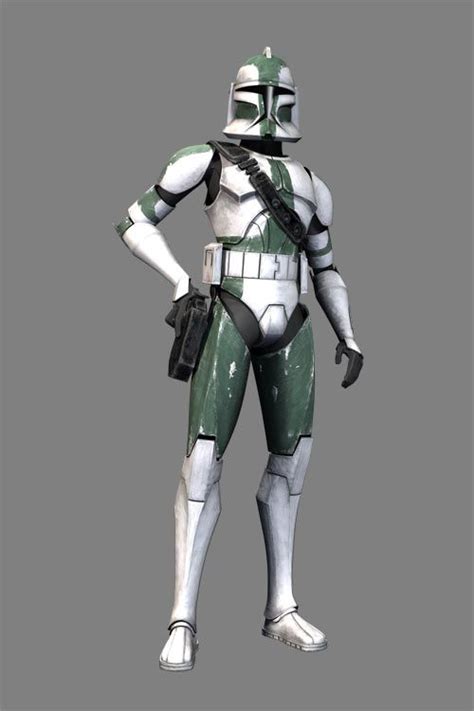 Star Wars The Clone Wars Clone Trooper Commander Gree 41st Elite