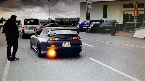 Loud Toyota Supra 1080 Ps Flame And Sound Lovely Sound Acceleration