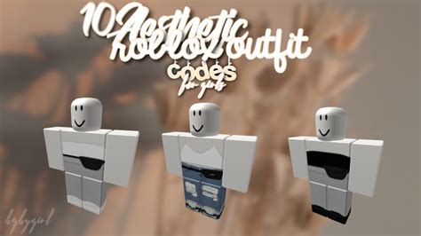 Whenever new roblox bloxburg codes are issued, you will find them here. Roblox Aesthetic Outfit Codes For Girls! 💓 - YouTube