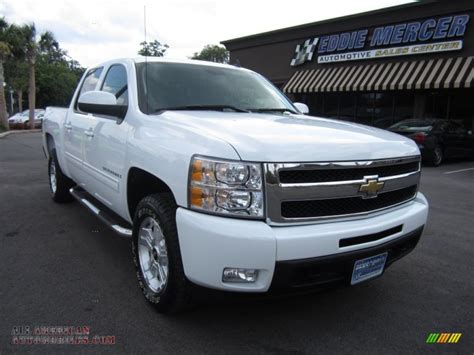 2009 Chevrolet Silverado 1500 Lt Z71 Crew Cab 4x4 In Summit White Photo