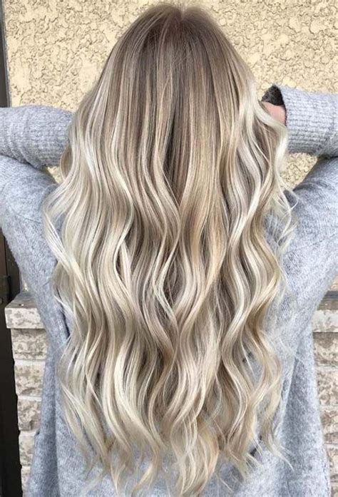 Latest Butter Cream Blonde Balayage Hairstyles G R Nt Ler Ile