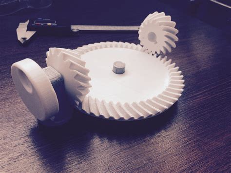 Free Stl File Spiral Bevel Gear Toy Set・3d Print Model To Download・cults