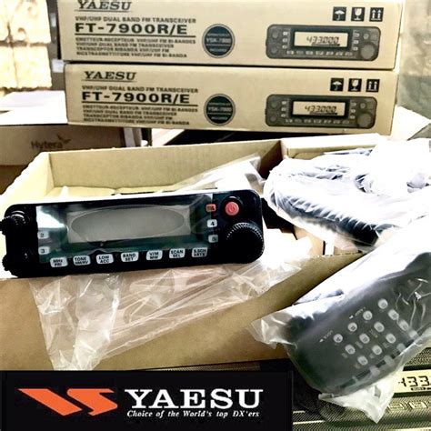 Yaesu Ft 7900r E Vhf Uhf Dual Band Fm Transceiver Mobile Radio Dual Band Radio Shopee