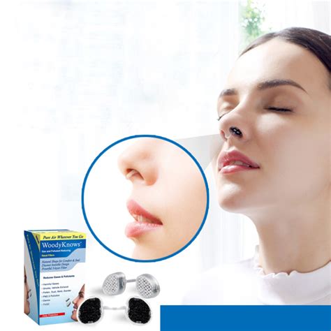 Careu 【phcod】sml Invisible Nasal Filters Anti Air Pollution Pollen Allergy Nose Dust Filter