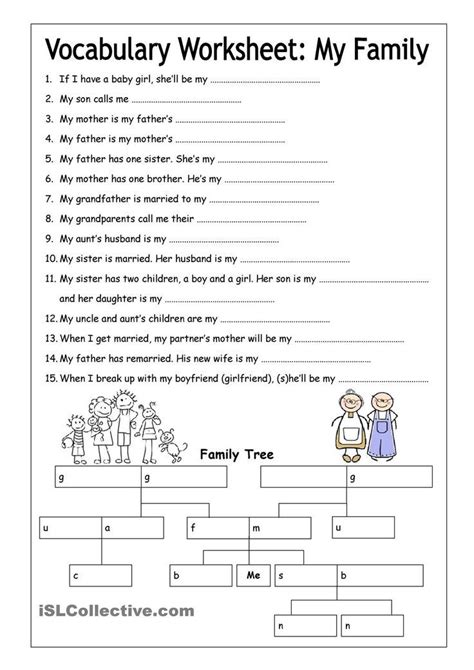 English For 6th Graders Worksheets