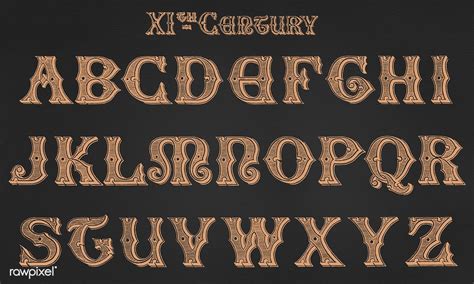 Download Premium Illustration Of 11th Century Calligraphy Fonts
