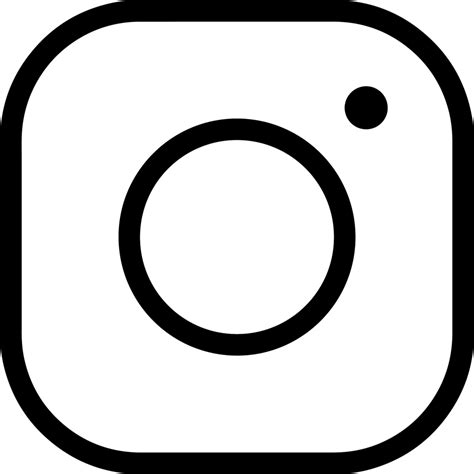 Instagram Logo Black Png
