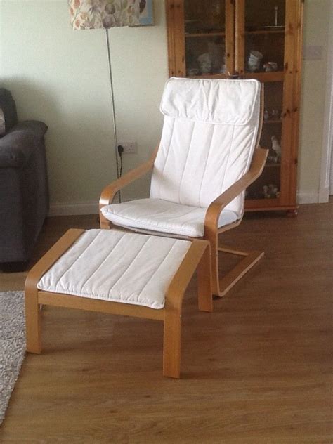 Ikea Poang Chair And Footstool In Dunfermline Fife Gumtree