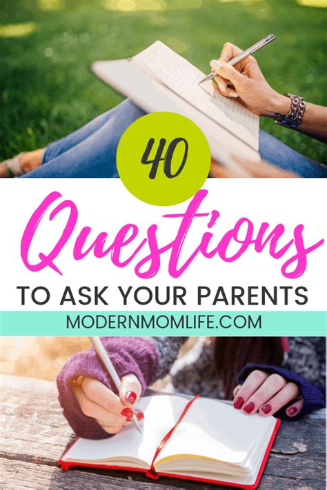 40 Questions To Ask Your Parents Right Now Fun Questions To Ask