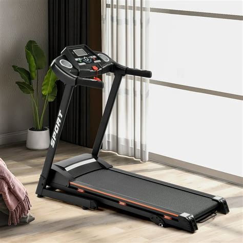 Folding Electric Treadmill With Incline Medium Running Machine