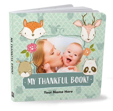 Personalized Thankful Board Book For Children Pint Size Productions