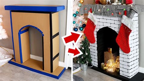 Fake fire baskets | make: DIY Faux Fireplace made of Cardboard - HGTV Handmade - YouTube