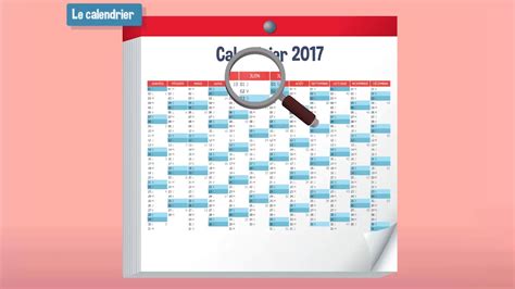 Savoir Lire Le Calendrier Ce2 Youtube