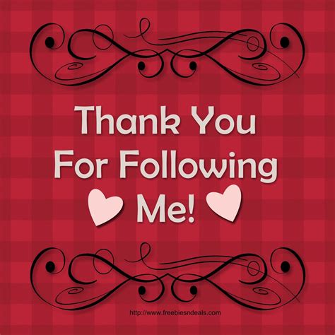 Thank You For Following Us Here On Pinterest With Images