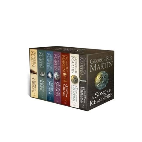 A Boxed Set Of Books With The Title Game Of Thrones