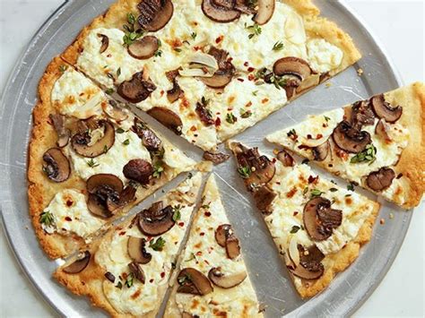 Gluten Free Mushroom And Ricotta Pizza Recipe Food Network Kitchen