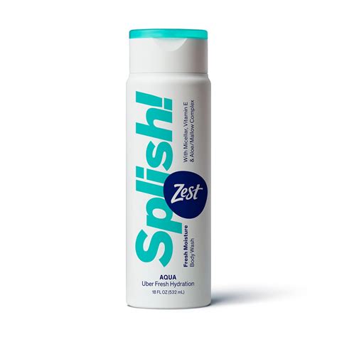 Zest Splish Aqua Body Wash 18oz