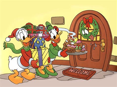 Happy Christmas Donald Donald Duck Wallpaper 8462682 Fanpop