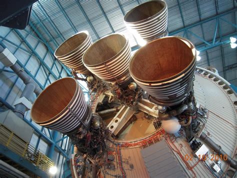 Business End Of The Apollo Saturn V S Ii Second Stage And Cluster Of