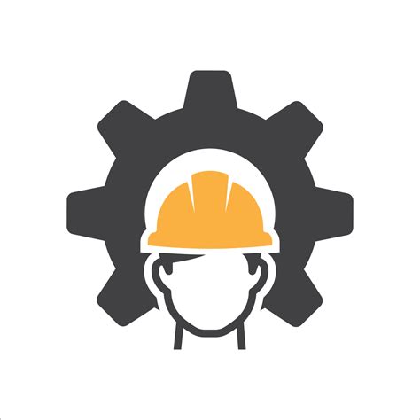Safety Worker Icon Industrial Worker Icon Construction Safety Icon