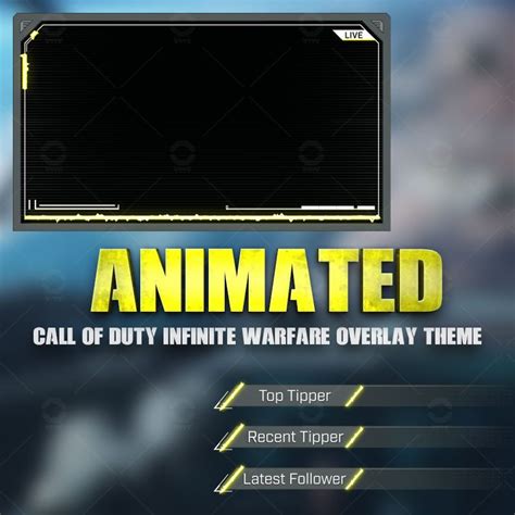 Animated Call Of Duty Infinite Warfare Overlay Nerd Or Die