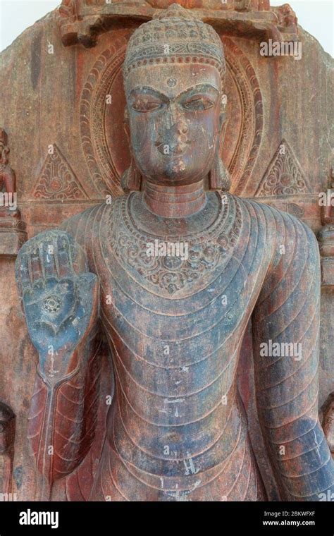 Buddha Sculpture Th Century Bodh Gaya Bihar India Stock Photo Alamy