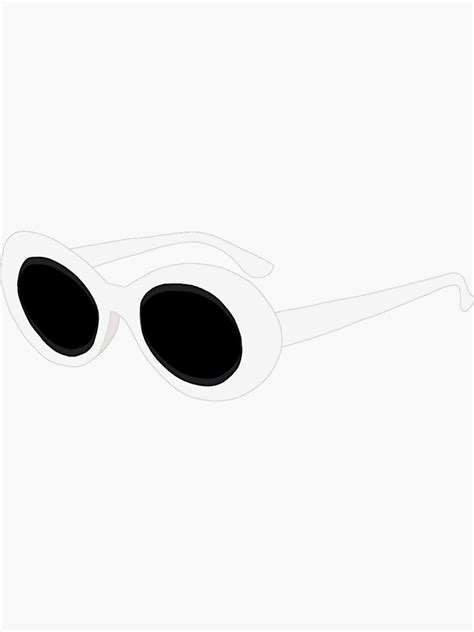 Clout Goggles Transparent Sticker Sticker For Sale By Emilymelo