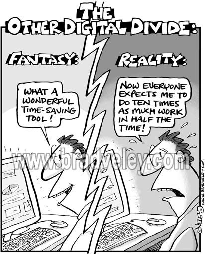 The Other Digital Divide Cartoons And Humorous Illustrations By