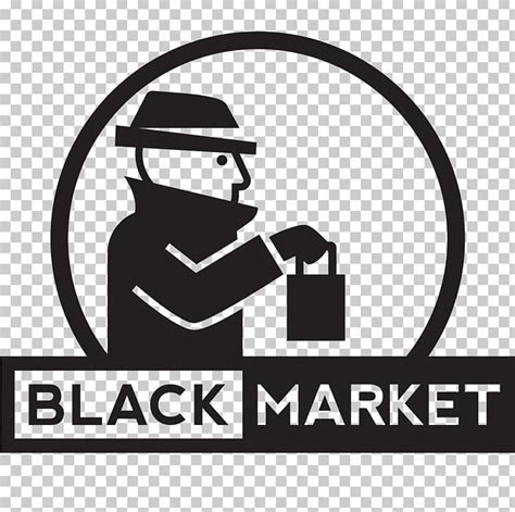 Black Market Black And White Png Clipart Area Black Black And White