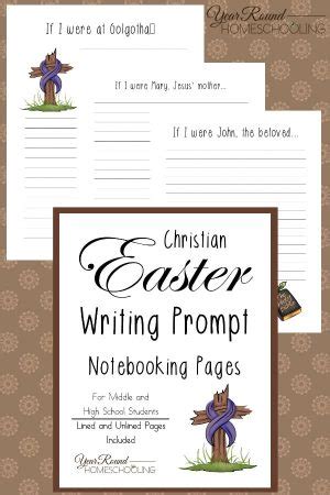 Celebrate easter with these fun writing prompts. Christian Easter Writing Prompts for Middle and High ...