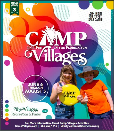 Camp Villages Kicks Off June 6 And Brochure Now Available Online