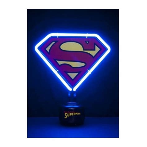 Dc Comics Neon Light Superman Shield 23x24 Cm Gam Store