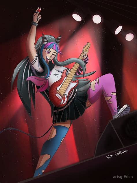 Ibuki Mioda Rocking Poster For Sale By Artsy Eden Redbubble