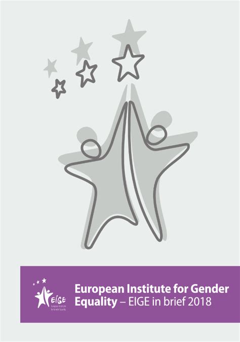 European Institute For Gender Equality Eige In Brief 2018 Cde