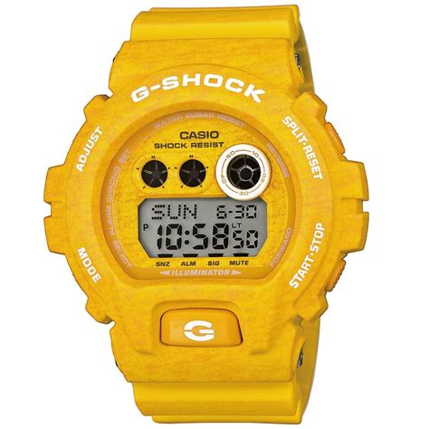 Casio G Shock Gd X6900ht 9er Heathered Colour Watch Yellow